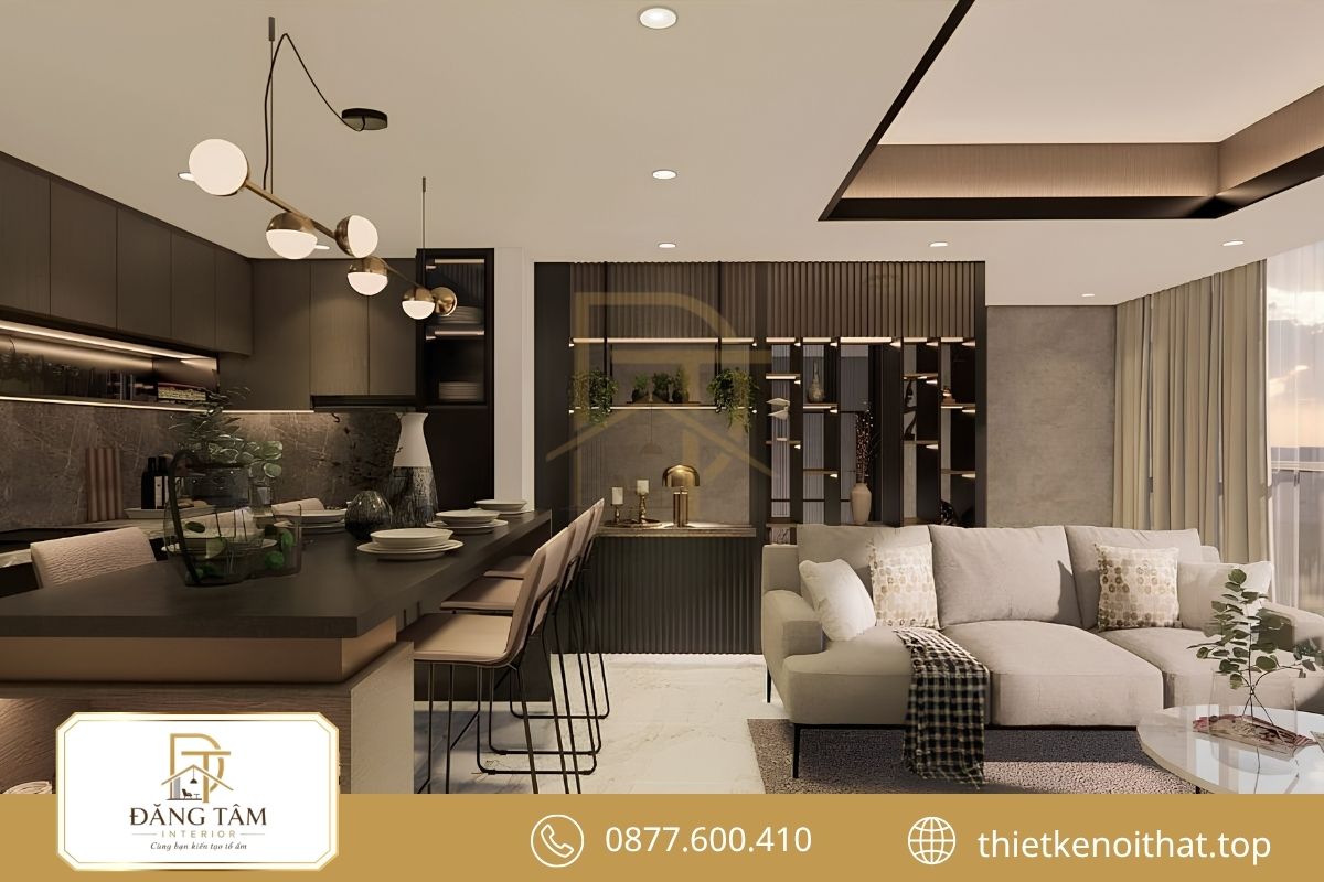 Thiết kế nội thất chung cư 150m2 cân bằng công năng và thẩm mỹ 