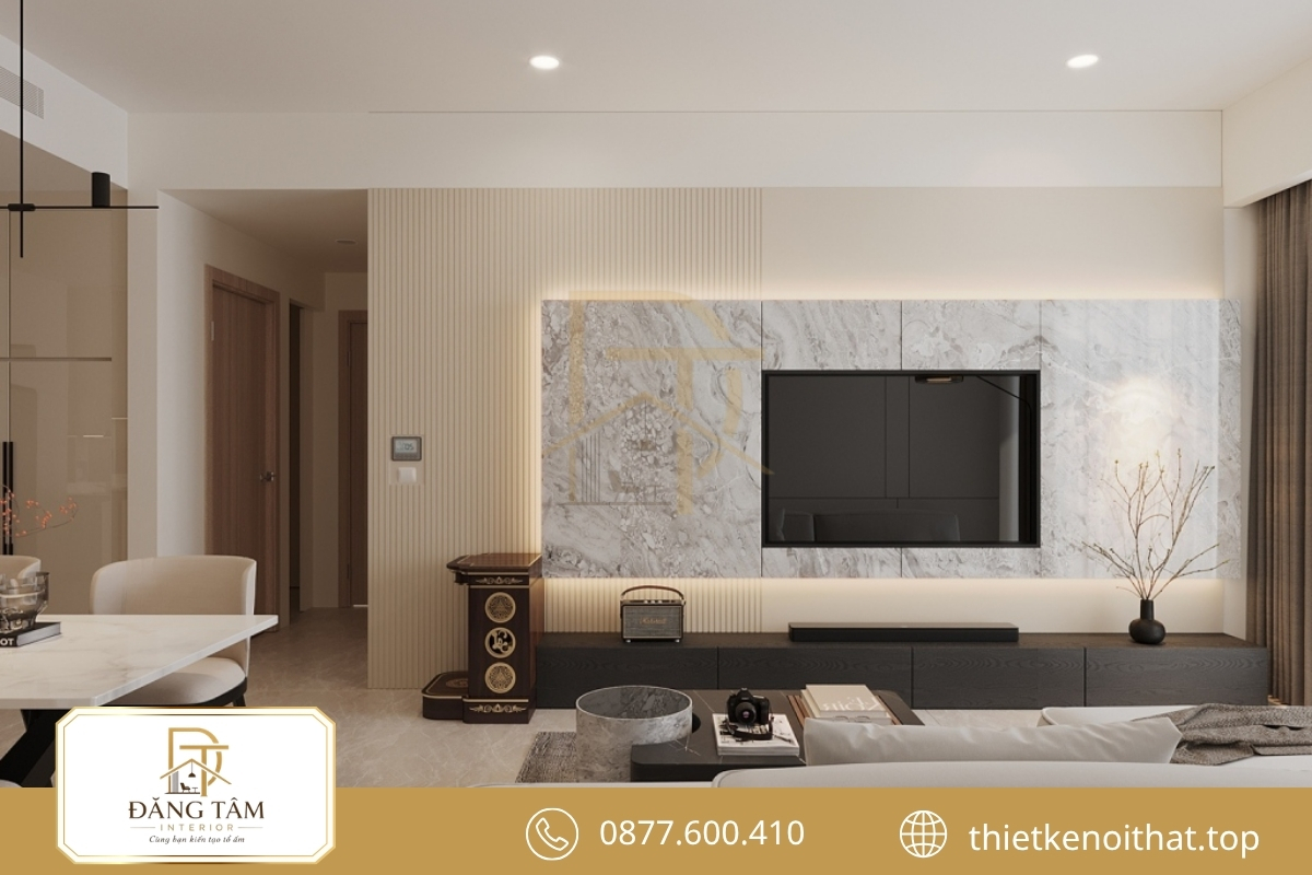 Diện tích 80m2 mở rộng khả năng tổ chức tiện nghi và lưu trữ riêng