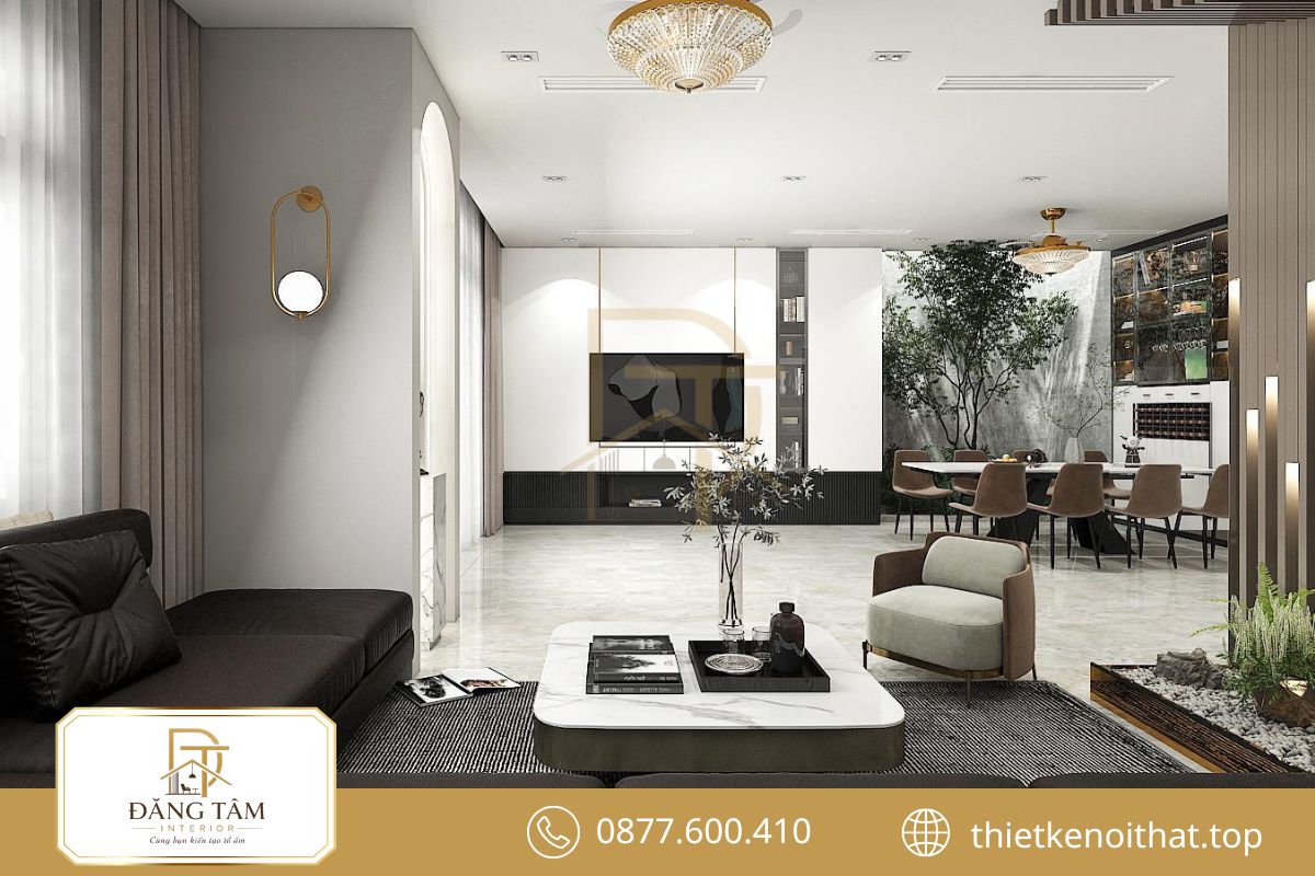 Bố cục hài hòa phong thủy tạo cảm giác ổn định, thoải mái khi sinh hoạt