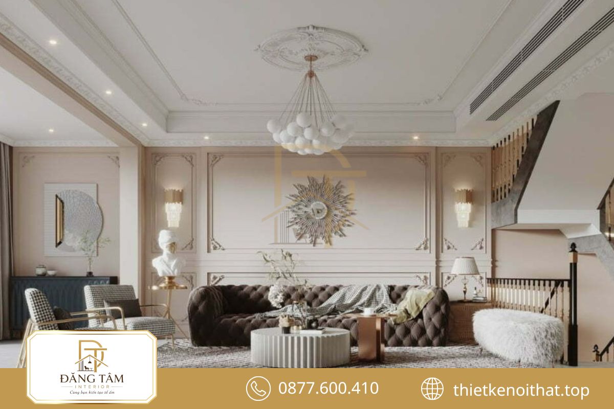 Những tỷ lệ hài hòa tạo nên bản sắc riêng cho không gian tân cổ điển