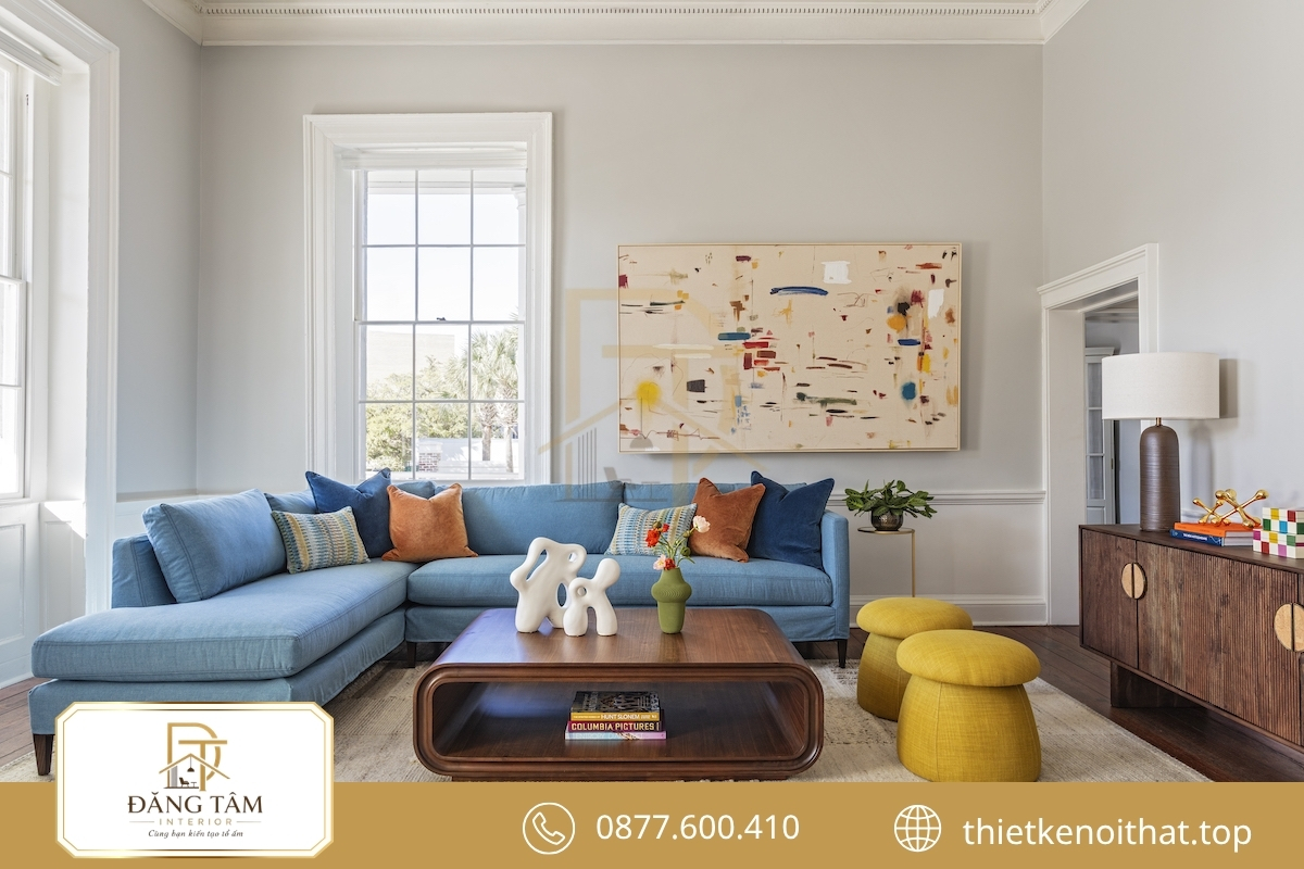 Sức hút của phong cách Retro trong thiết kế nội thất còn nằm ở sự cân bằng giữa nét xưa và tiện nghi hiện tại
