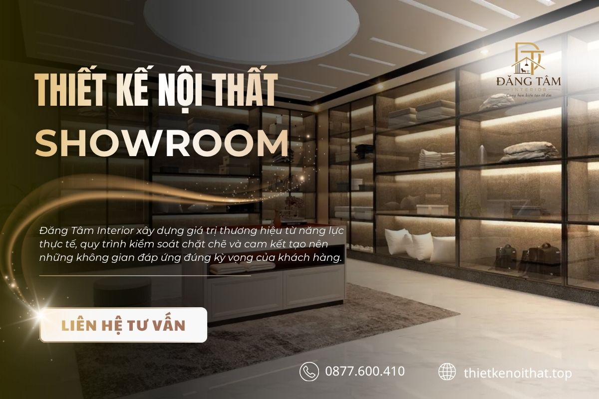 Dịch vụ thiết kế nội thất showroom chuy&ecirc;n nghiệp tại Đăng T&acirc;m
