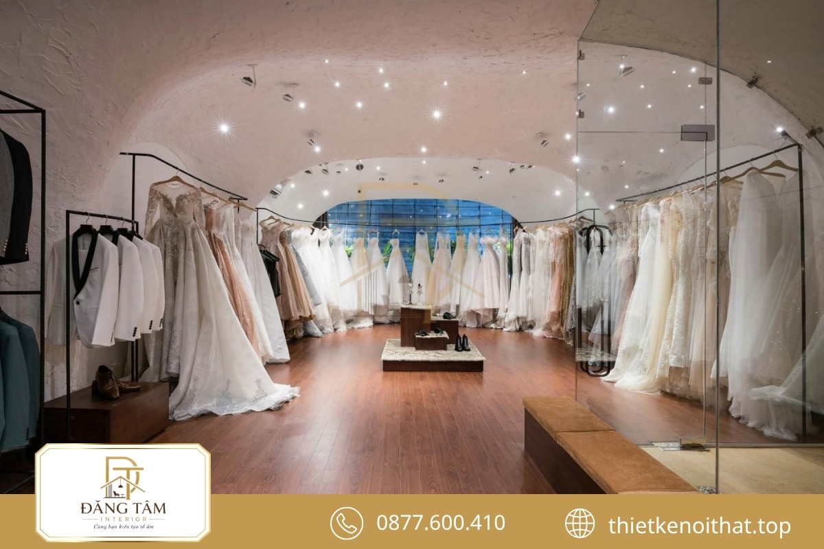 Đăng Tâm Interior thiết kế studio áo cưới theo hành trình trải nghiệm thực tế