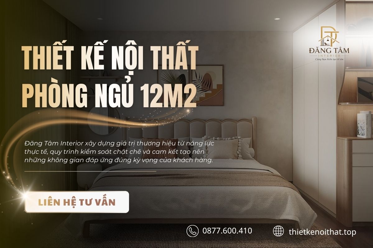 Thiết kế nội thất phòng ngủ chuyên nghiệp, đúng tiến độ