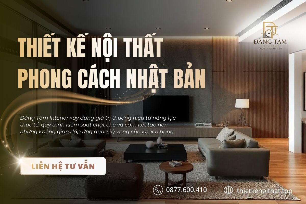 Đăng Tâm Interior phát triển không gian Nhật Bản dựa trên nhu cầu sống thực tế