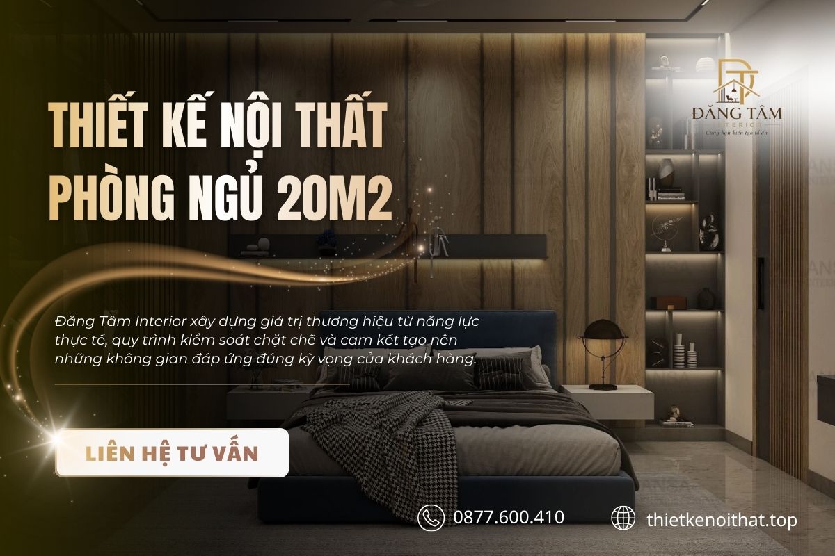 Đăng Tâm Interior phát triển phòng ngủ dựa trên nhu cầu và mặt bằng thực tế