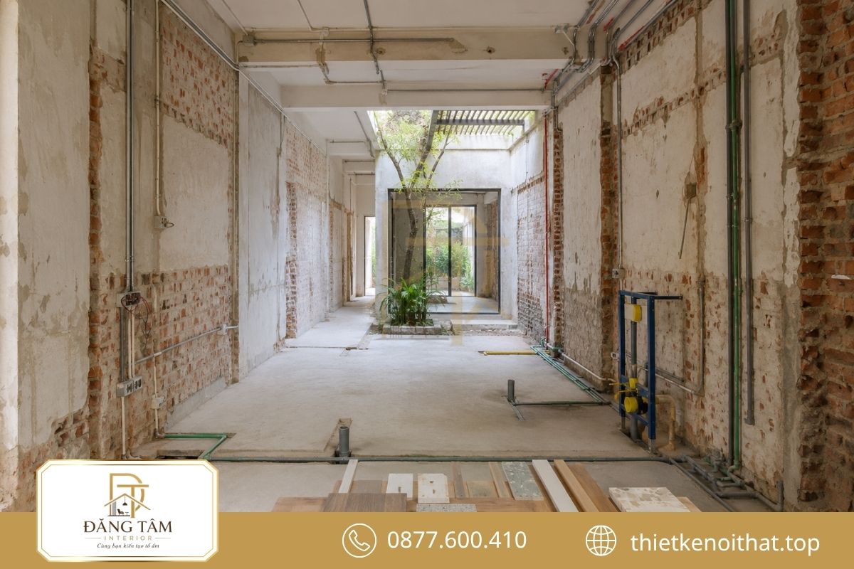 Hệ kỹ thuật cũ cần kiểm tra kỹ trước khi cải tạo nhà ống 1 tầng