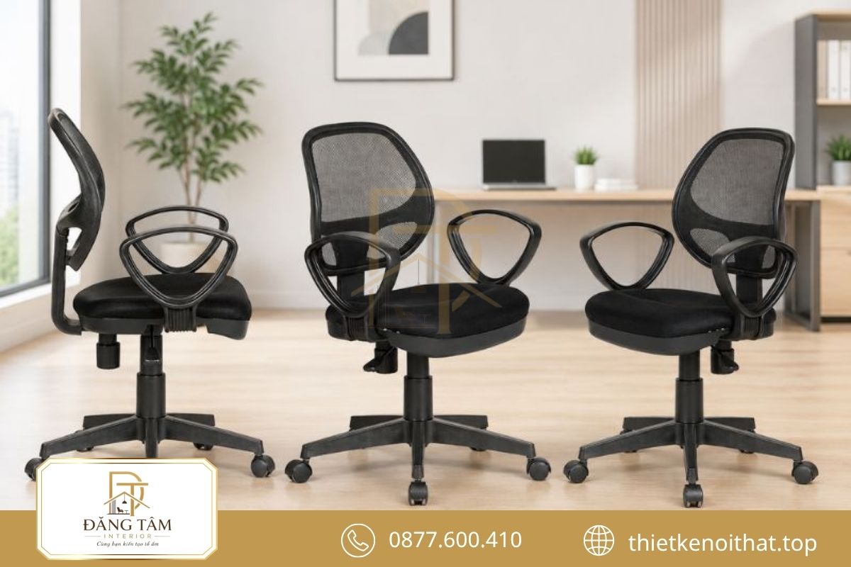 Ghế văn phòng nhỏ gọn giữ lối đi rộng và thoải mái 
