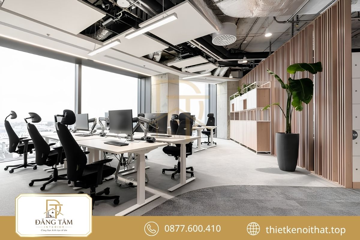 Giải pháp văn phòng 30m2 đồng bộ thi công và linh hoạt mở rộng 