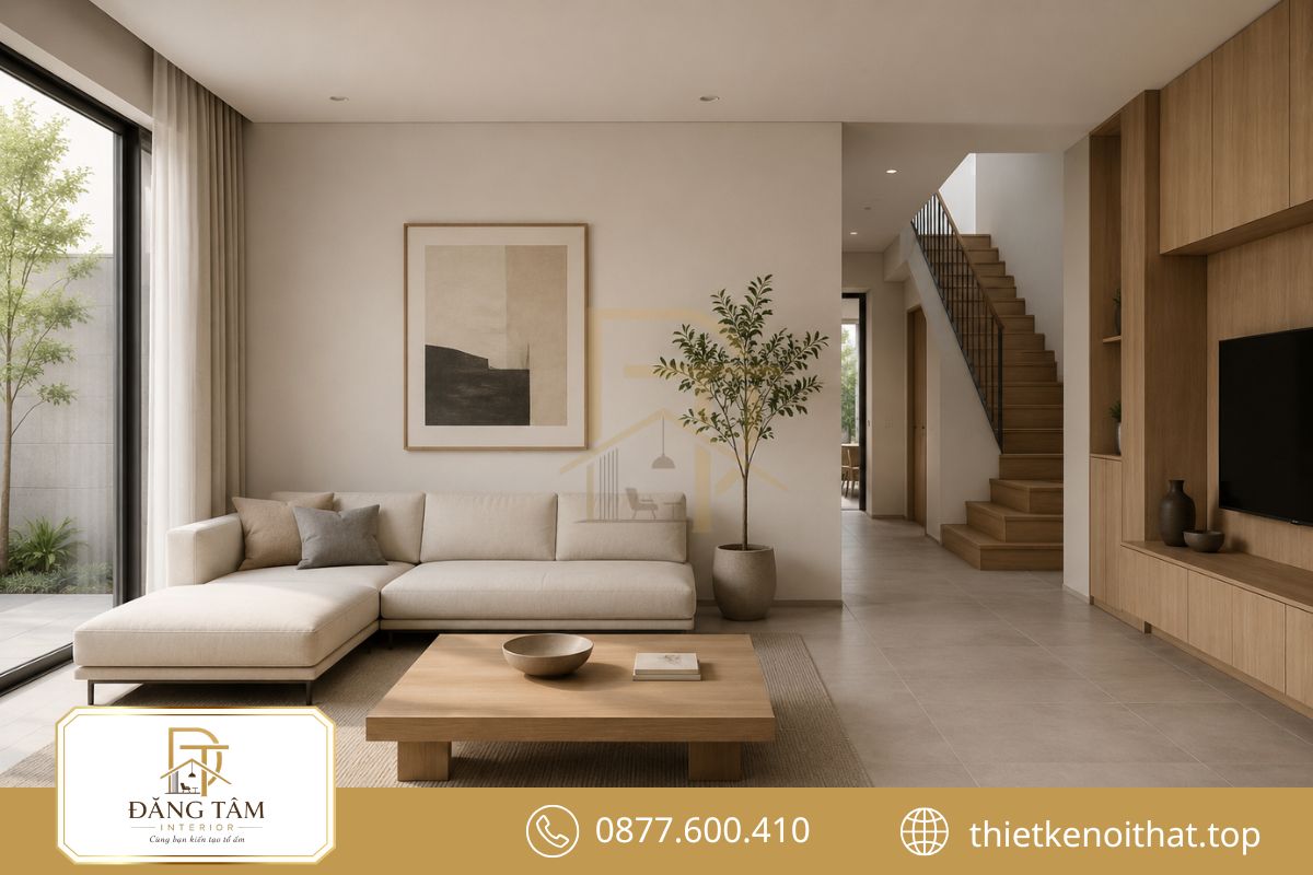 Lưu ý về đồ trang trí trong thiết kế nội thất nhà phố nhỏ