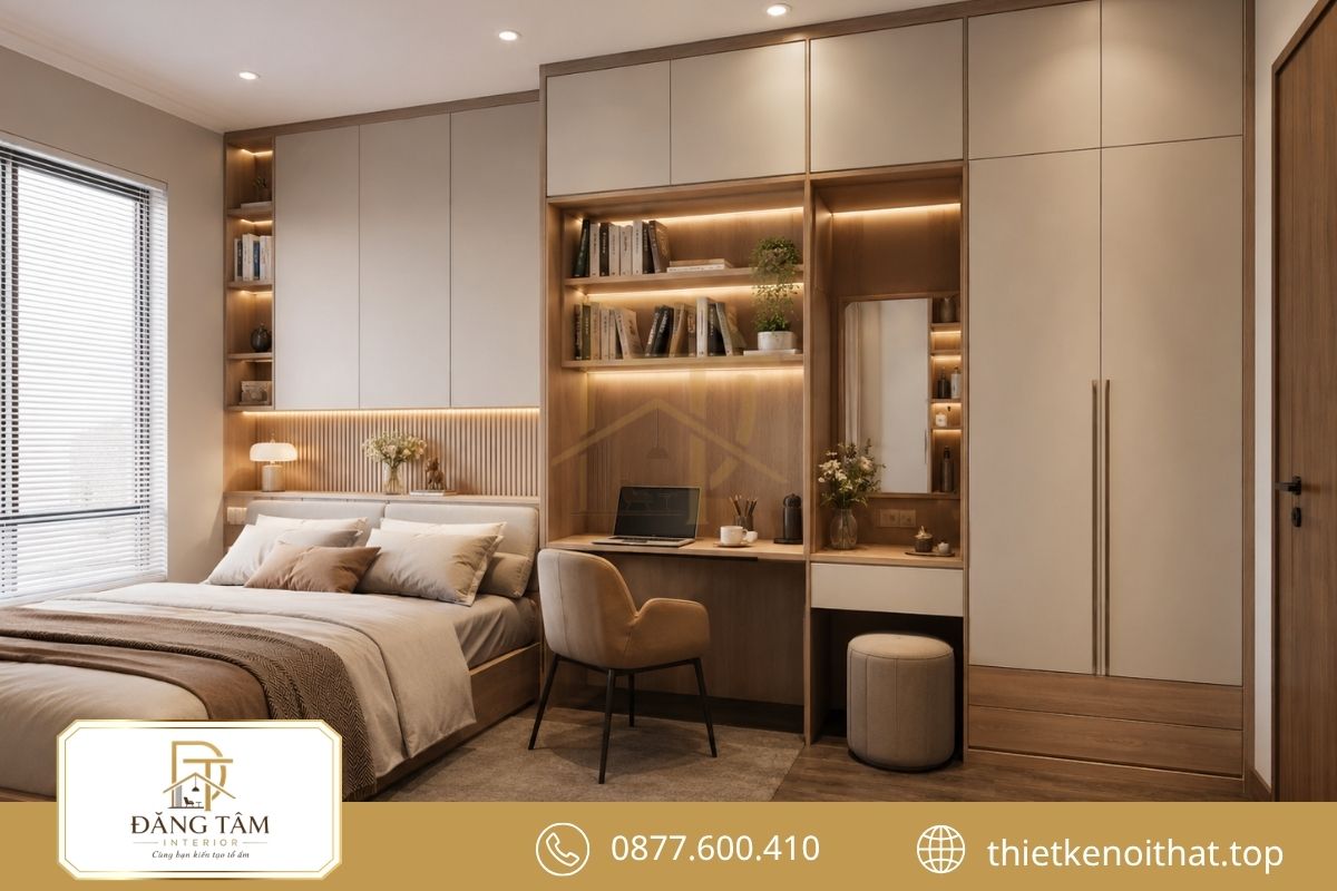 Hệ tủ đa năng tích hợp nhiều chức năng giúp không gian liền mạch hơn 