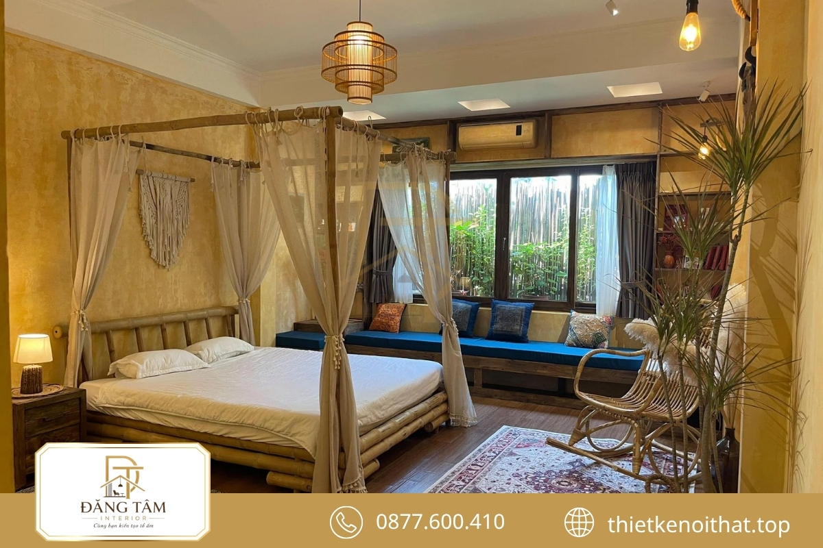 Phong cách nội thất Bohemian tạo homestay ấm áp, nghệ thuật và giàu trải nghiệm