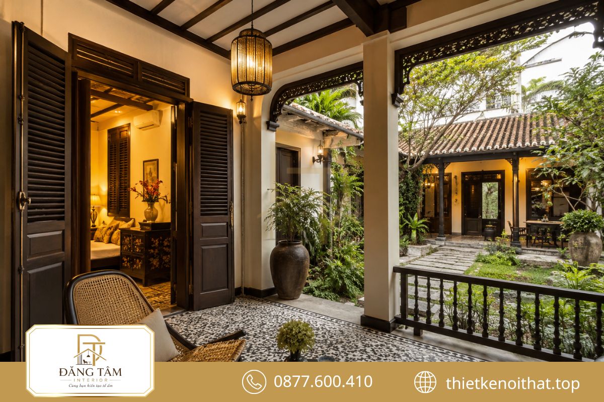 Họa tiết Đông Dương tạo chiều sâu văn hóa cho không gian lưu trú