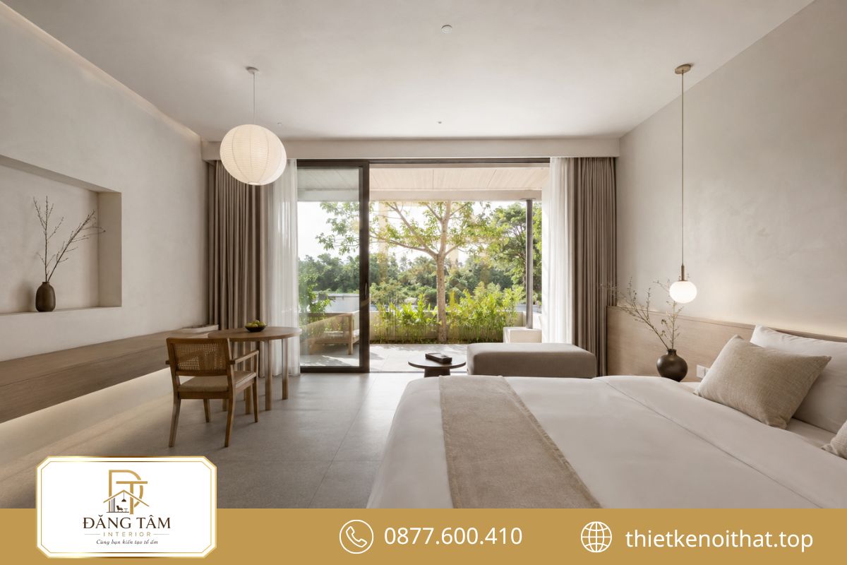 Nội thất tối giản giúp phòng nhỏ rộng thoáng và thuận tiện vận hành