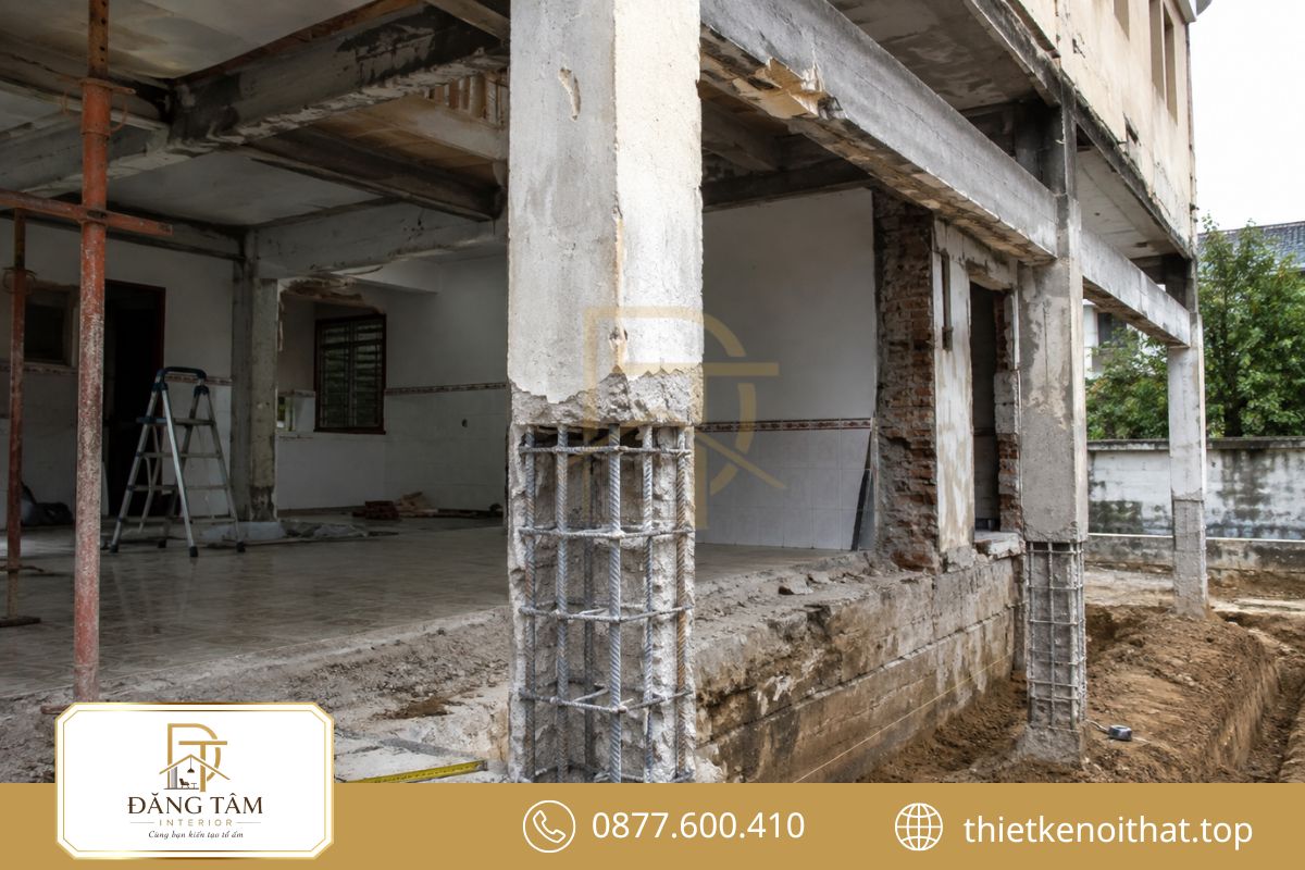 Khảo sát kết cấu giúp cải tạo nhà cấp 4 thành 2 tầng an toàn hơn