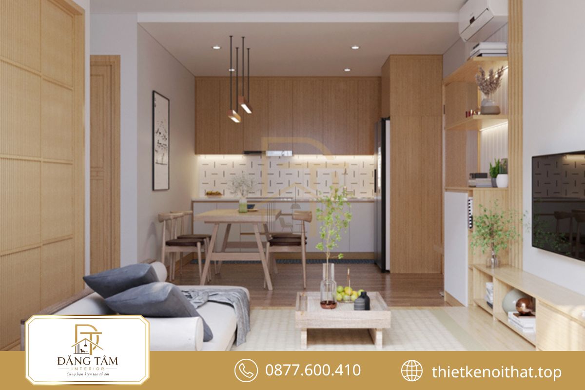 Không gian liên thông tạo cảm giác rộng rãi và tăng kết nối sinh hoạt