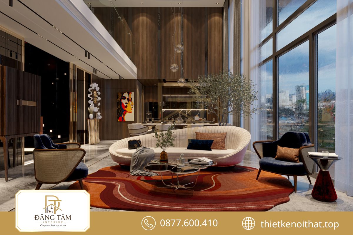 Phong cách thiết kế nội thất thay đổi linh hoạt theo từng loại hình nhà ở