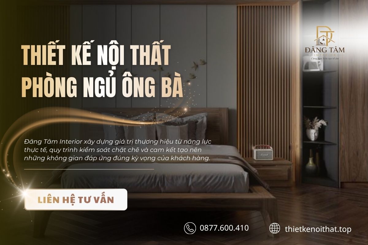Đăng Tâm kiến tạo phòng ngủ an toàn, tiện nghi và phù hợp thực tế