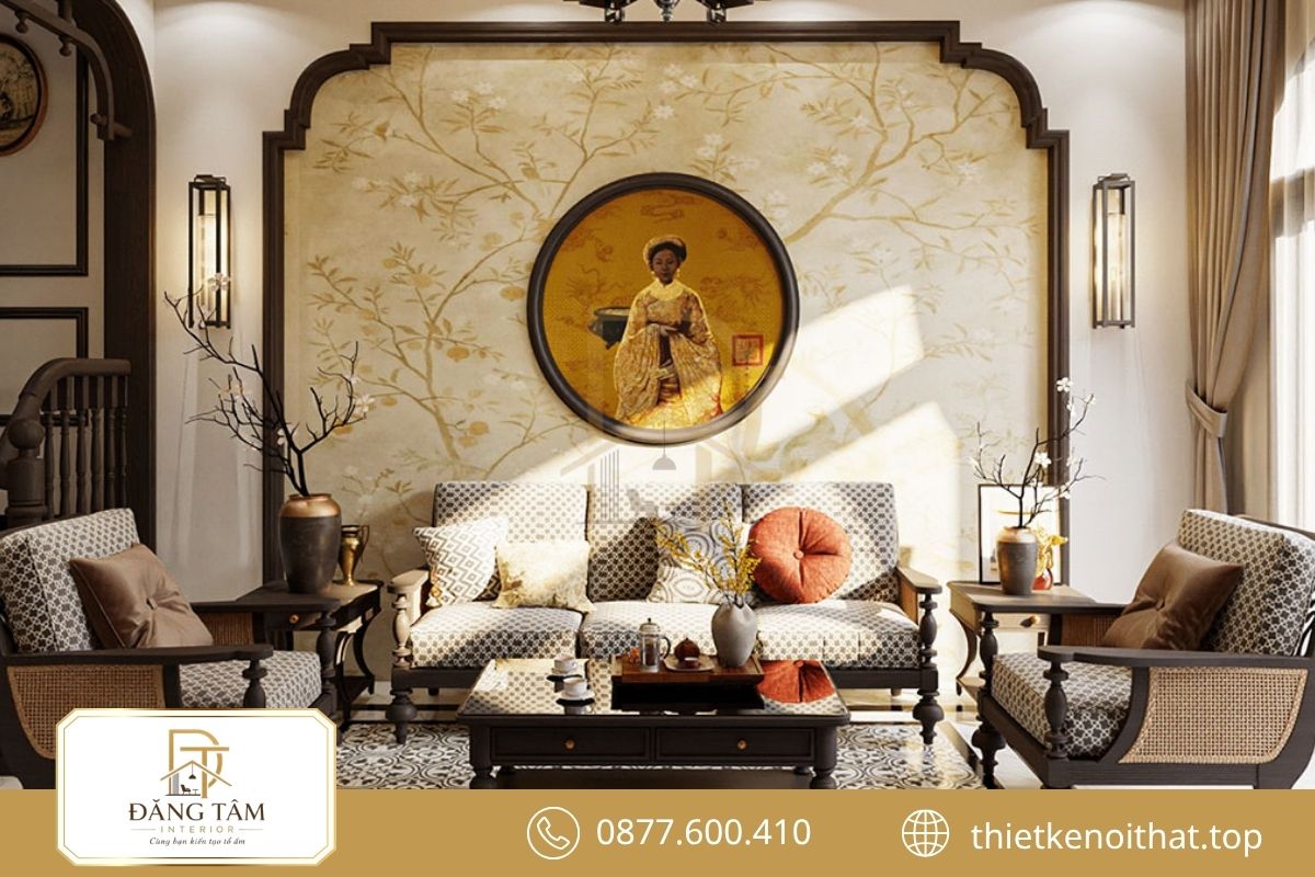 Họa tiết Á Đông hòa cùng tiện nghi hiện đại tạo nét cuốn hút