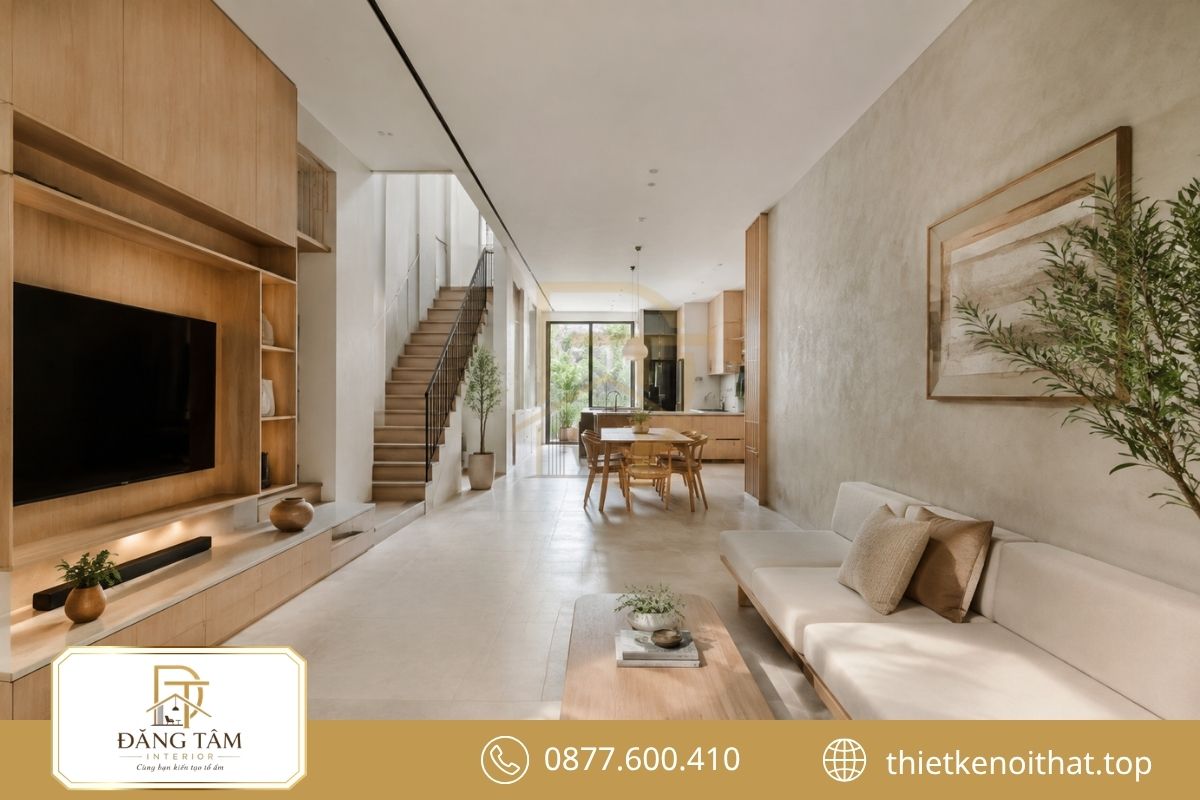 Chất liệu tự nhiên tạo nên vẻ bình yên, tinh tế và ấm áp