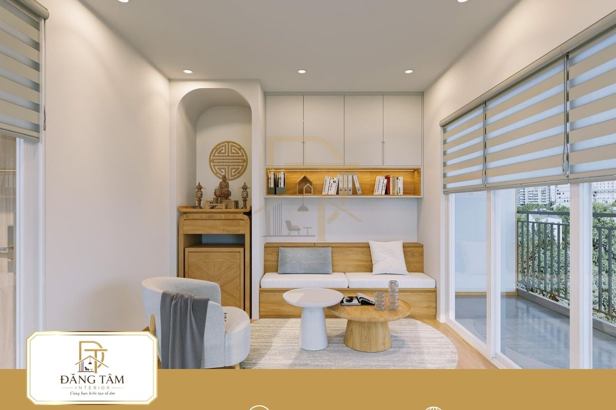 Mẫu chung cư 3 phòng ngủ Scandinavian sáng thoáng và gần gũi 