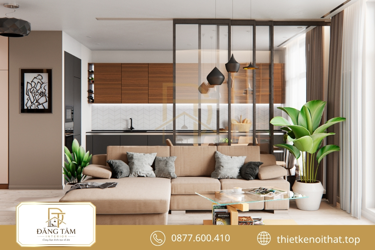 Mẫu cải tạo nhà cấp 4 50m2 phong cách hiện đại sáng và gọn 