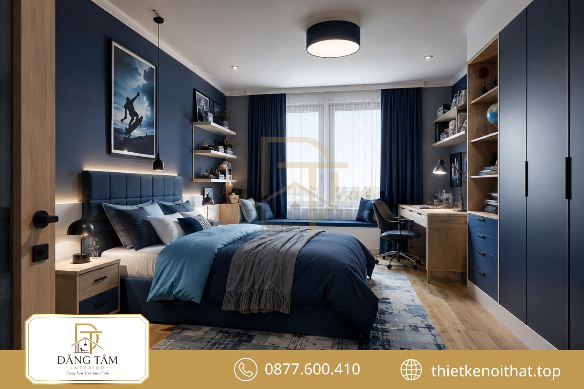 Gam xanh mạnh mẽ mang lại cảm giác hiện đại và đầy năng lượng