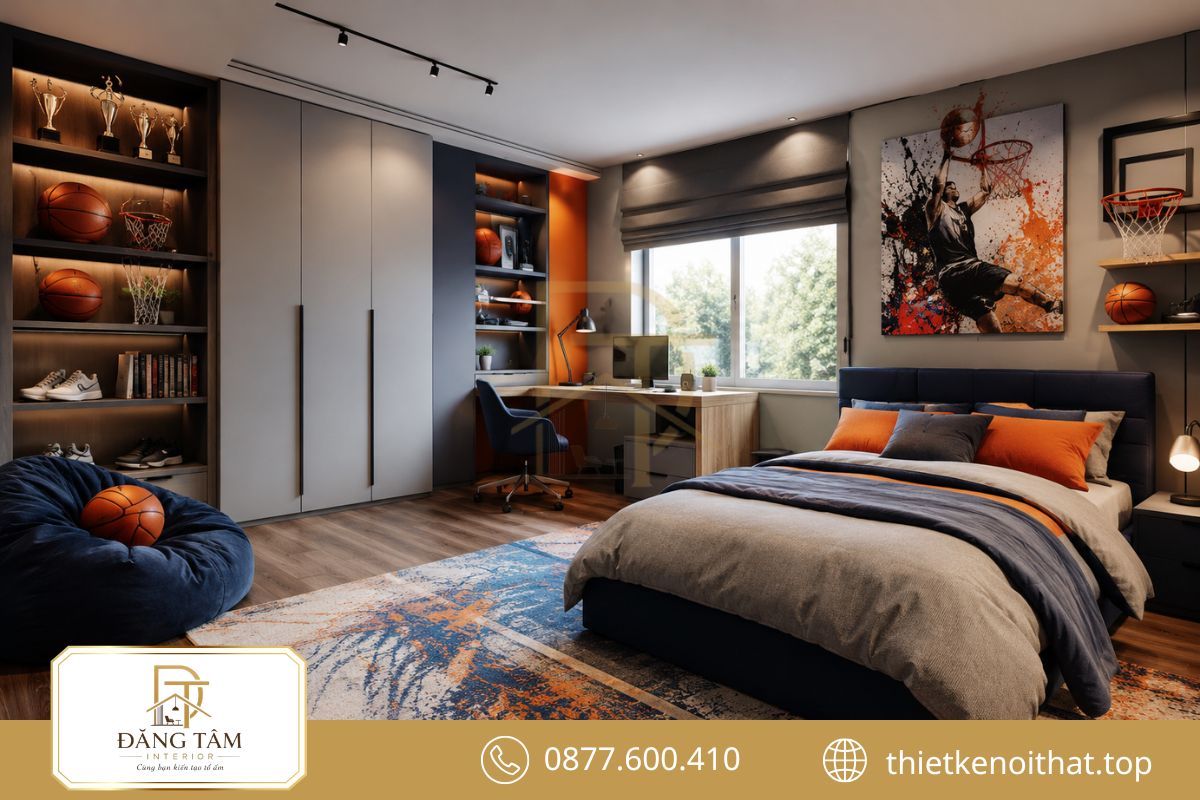 Không gian thể thao thể hiện cá tính năng động và niềm đam mê