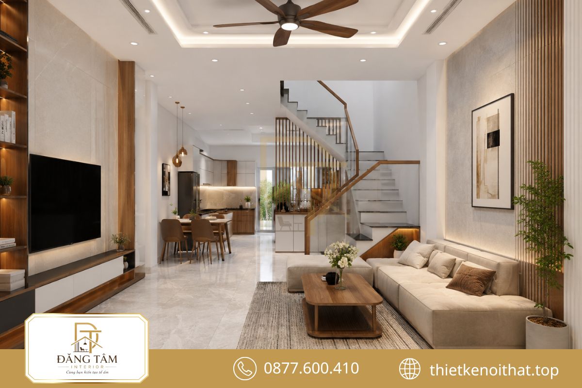 Diện tích 50m2 đáp ứng đầy đủ công năng cho gia đình trẻ