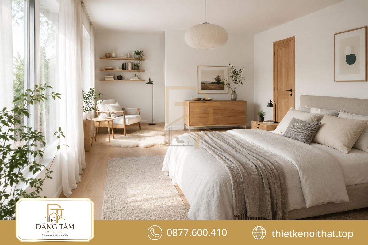 Ánh sáng tự nhiên và gỗ sáng tạo nên vẻ Bắc Âu ấm áp