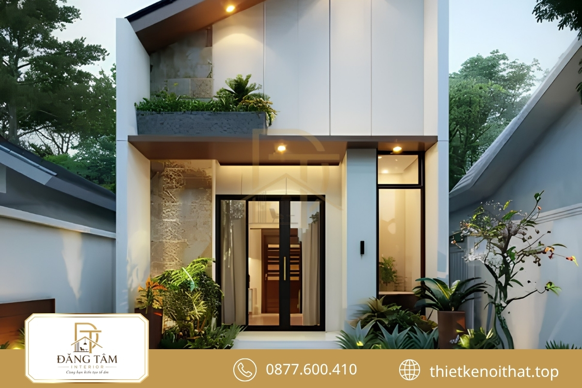 Mẫu sửa chữa nhà cấp 4 60m2 thành 2 tầng rộng và tiện nghi 