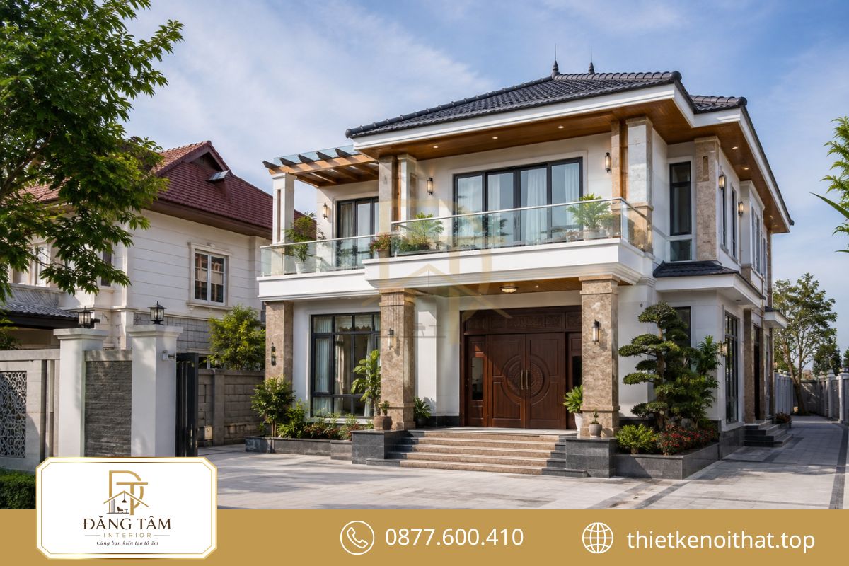 Giải pháp cải tạo nhà cấp 4 thành biệt thự hai tầng mở rộng công năng hiệu quả