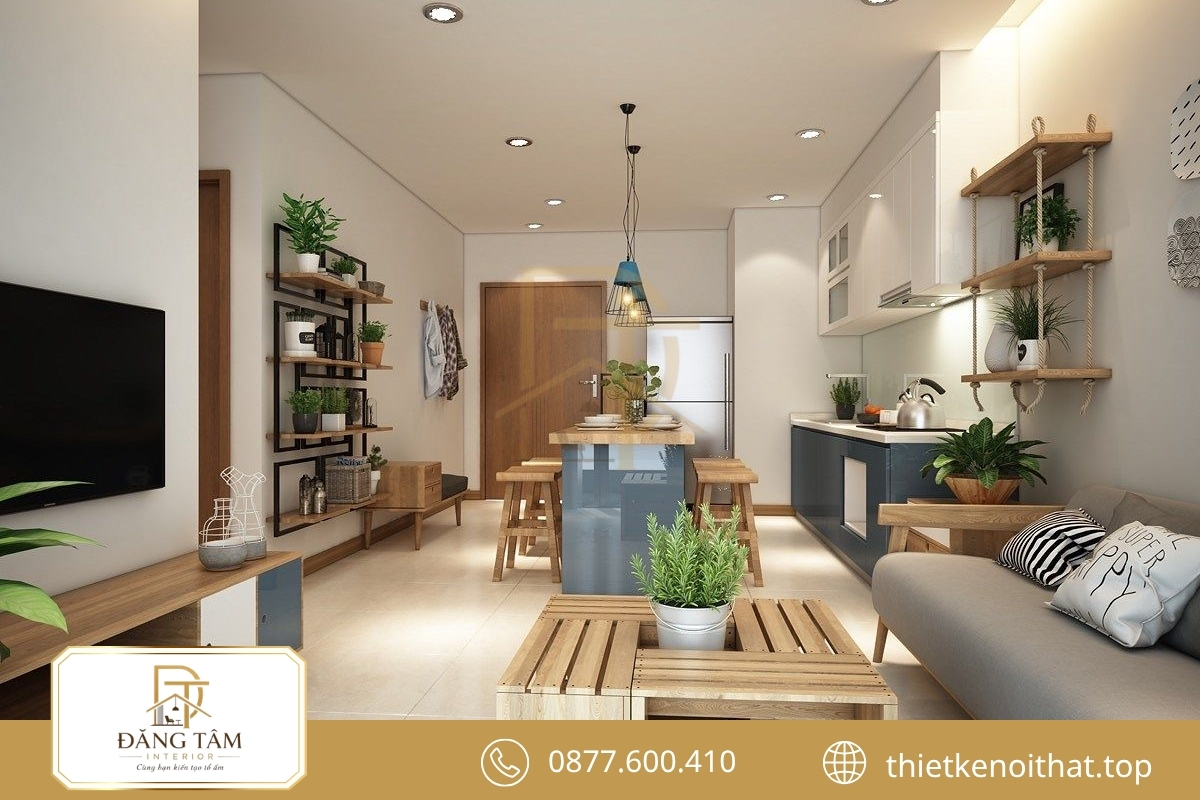 Cải tạo nhà cấp 4 60m2 với 3 phòng ngủ bố trí hợp lý 