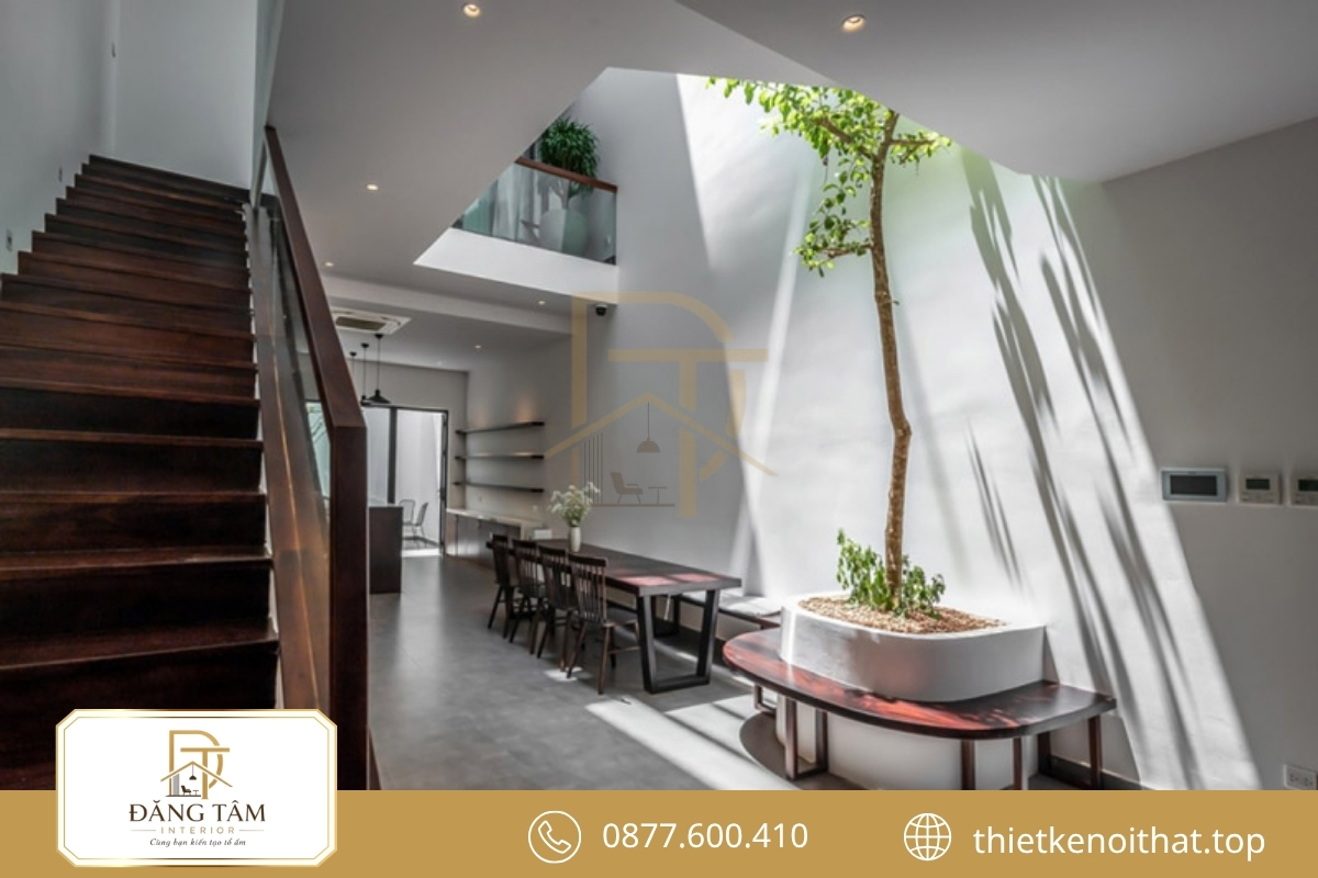 Mảng xanh kết nối c&aacute;c tầng v&agrave; l&agrave;m dịu kh&ocirc;ng gian đ&ocirc; thị