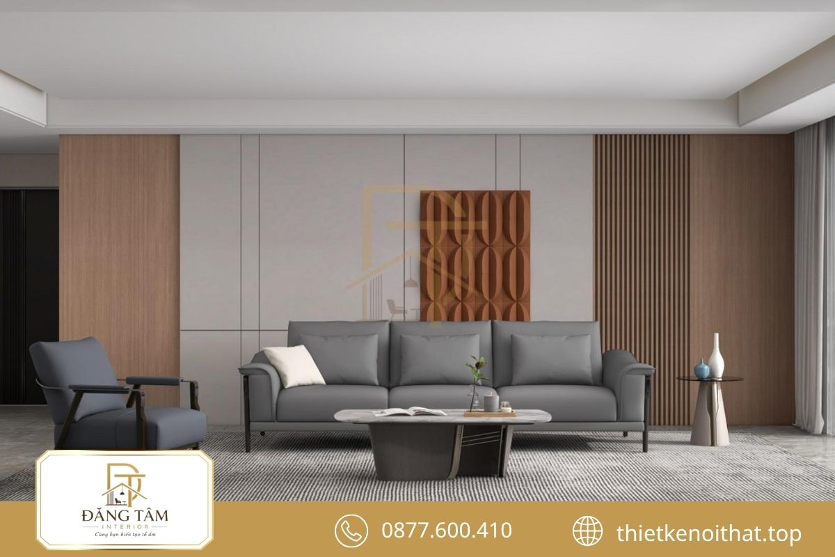 Nội thất nhà ống 3 tầng hiện đại tối ưu không gian sống 