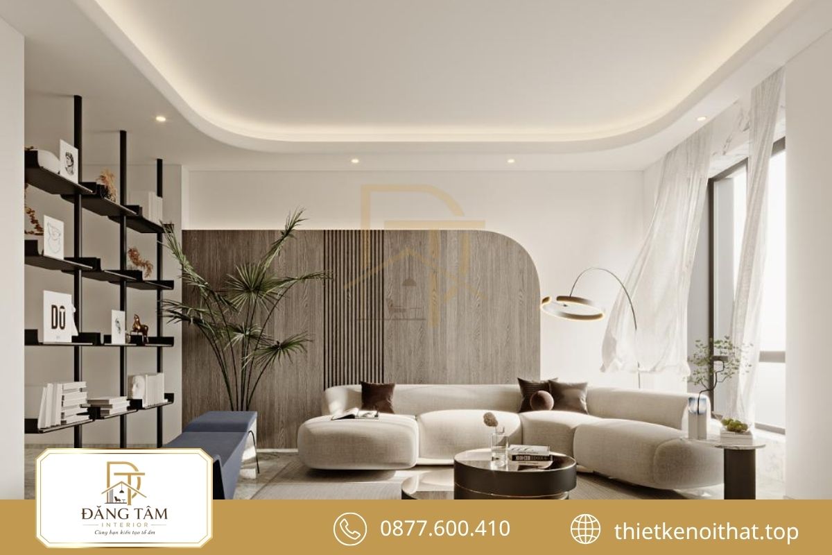 Nội thất nhà ống 3 tầng tối giản tạo cảm giác rộng thoáng 