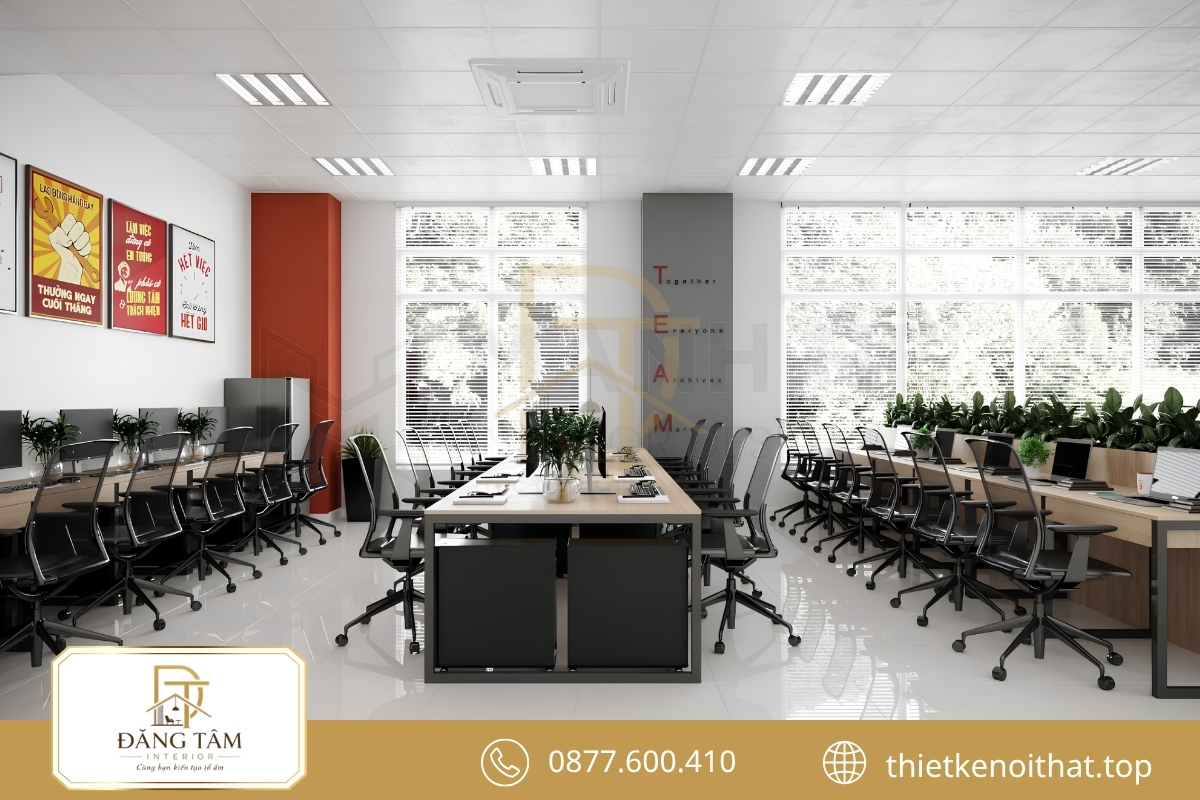 Phân chia phòng ban hợp lý vẫn giữ kết nối trong văn phòng