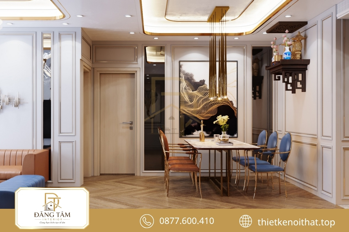 Phong cách Contemporary Luxury tạo chiều sâu bằng vật liệu cao cấp tinh tế
