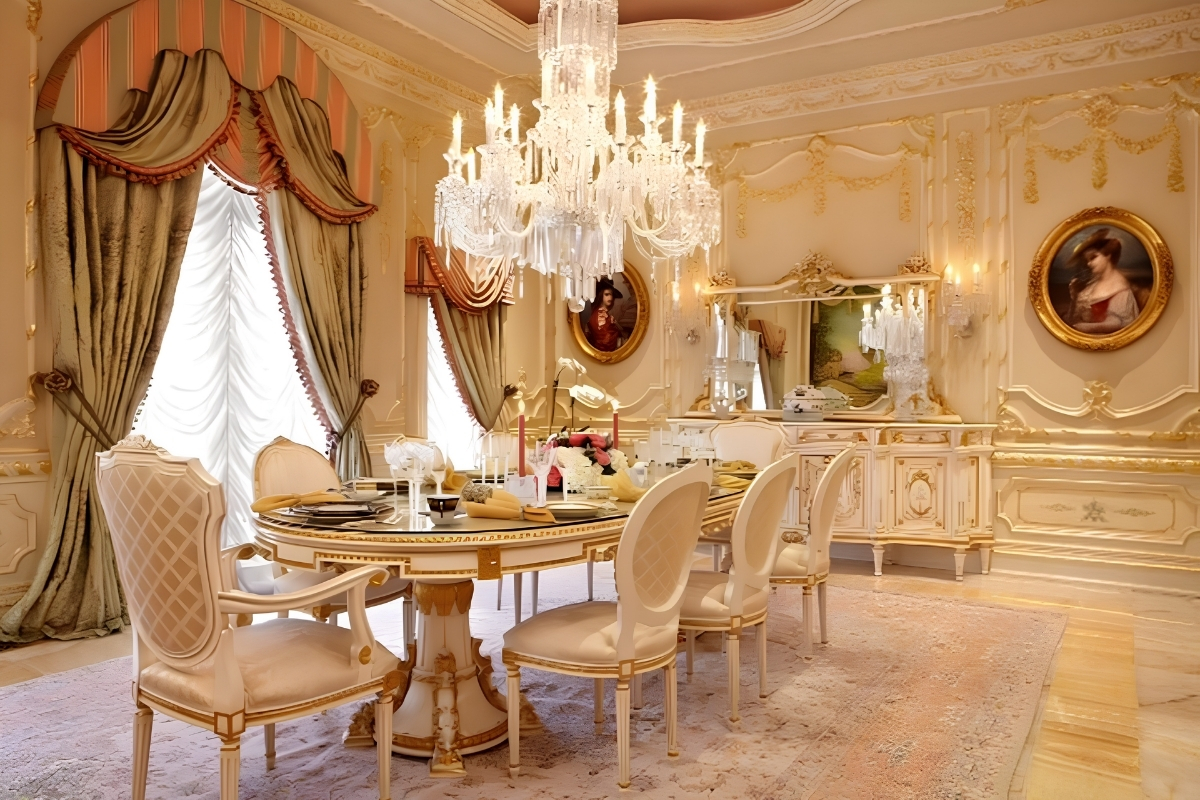 Phong Cách Nội Thất Baroque Xa Hoa Và Đầy Quyền Quý