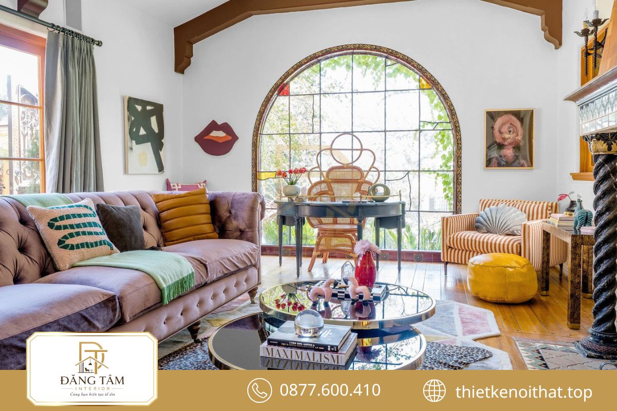 Eclectic phối hợp nhiều nguồn cảm hứng nhưng vẫn giữ sự liên kết thị giác