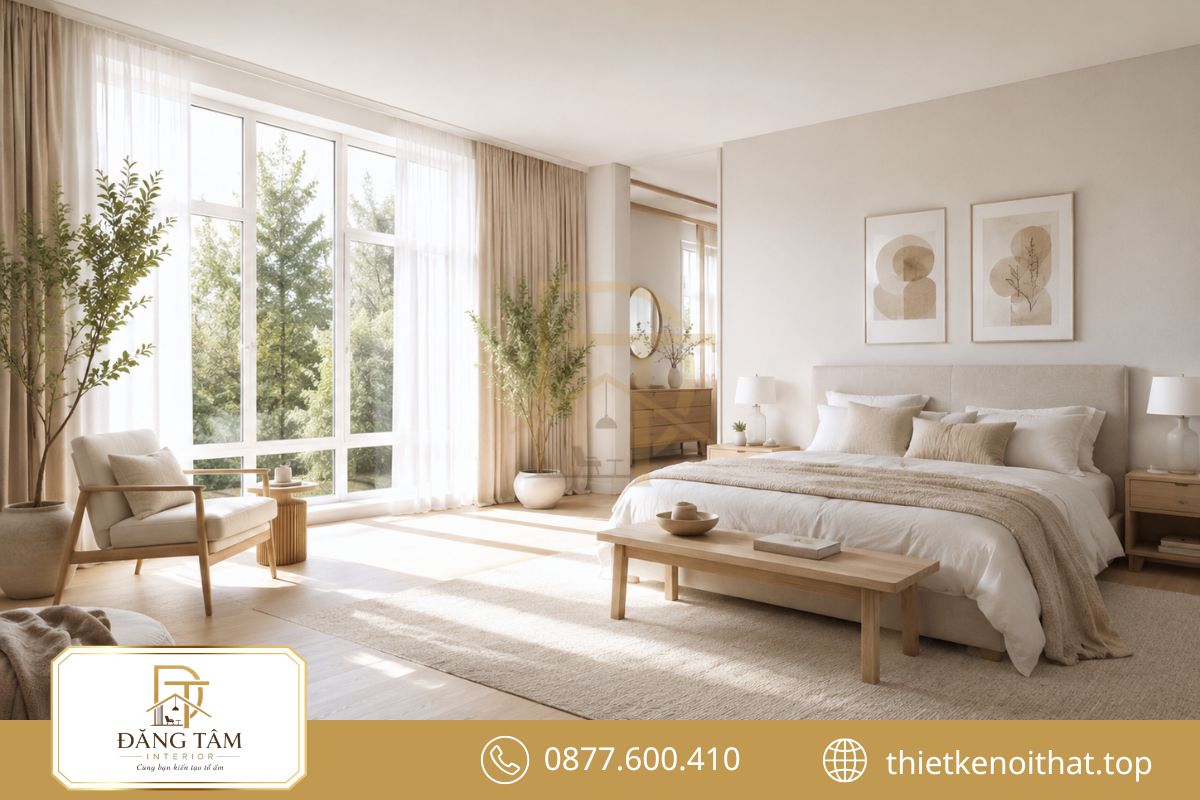 Scandinavian tận dụng ánh sáng tự nhiên để mở rộng cảm giác thoáng và ấm