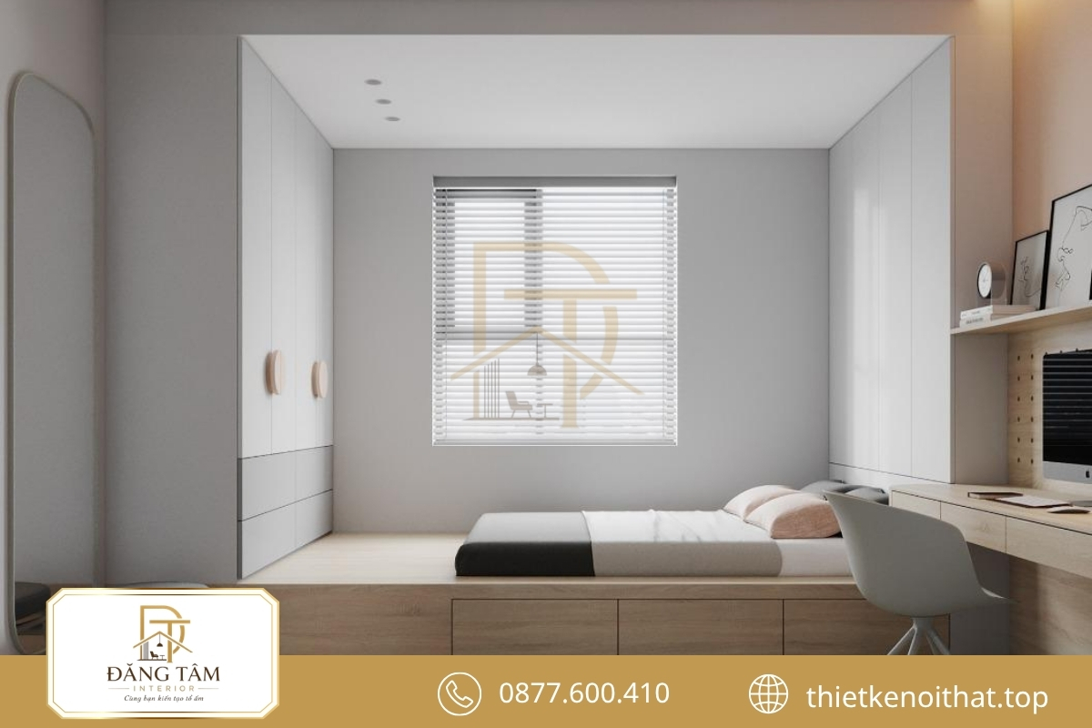 Phong cách tối giản tạo không gian nghỉ ngơi nhẹ nhàng và thông thoáng hơn