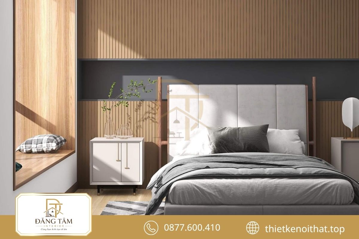 Phòng ngủ người lớn tuổi an toàn, thuận tiện di chuyển 