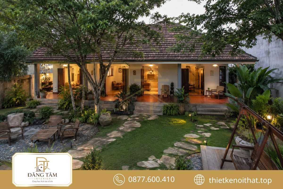 Homestay quy mô nhỏ khai thác tốt sân vườn và khoảng nghỉ riêng tư