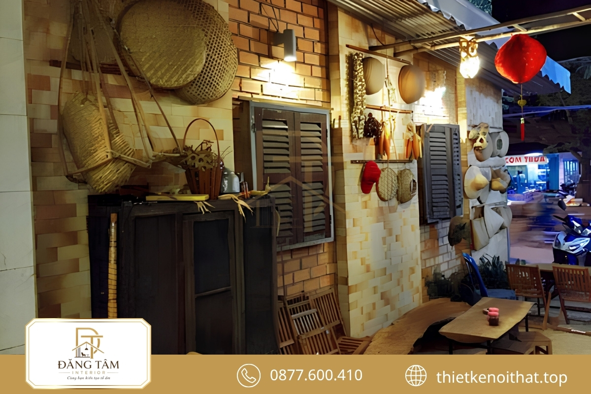 Phong cách nội thất đồng quê tạo quán cafe ấm áp và đầy cảm xúc