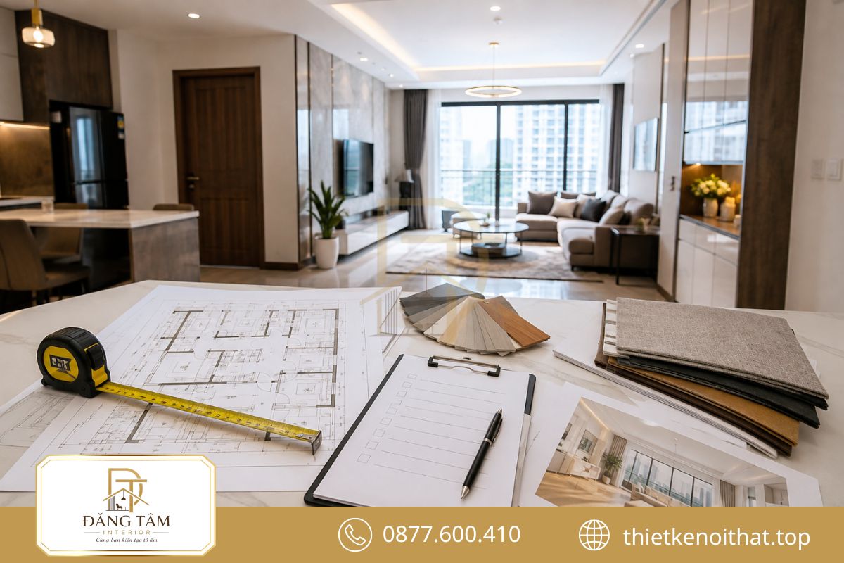 Quy trình rõ ràng giúp cải tạo căn hộ chung cư kiểm soát từng giai đoạn triển khai