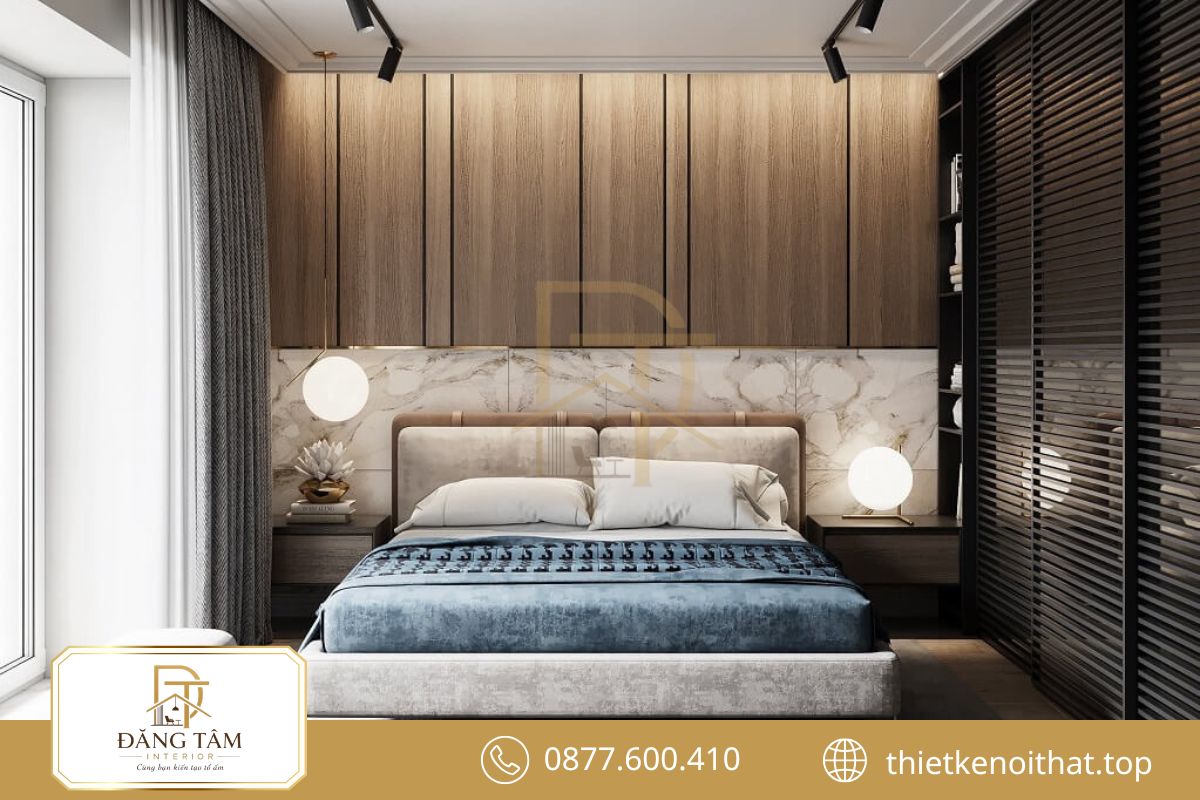 Quy trình đồng bộ giúp phòng ngủ hoàn thiện sát phương án đã thống nhất