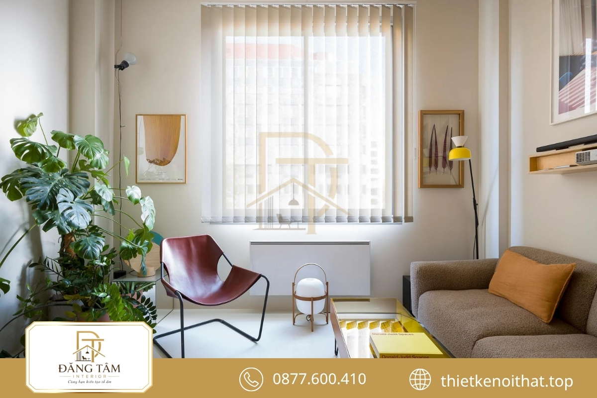 Phong cách nội thất Retro trở nên nhẹ nhàng hơn khi kết hợp Minimalism