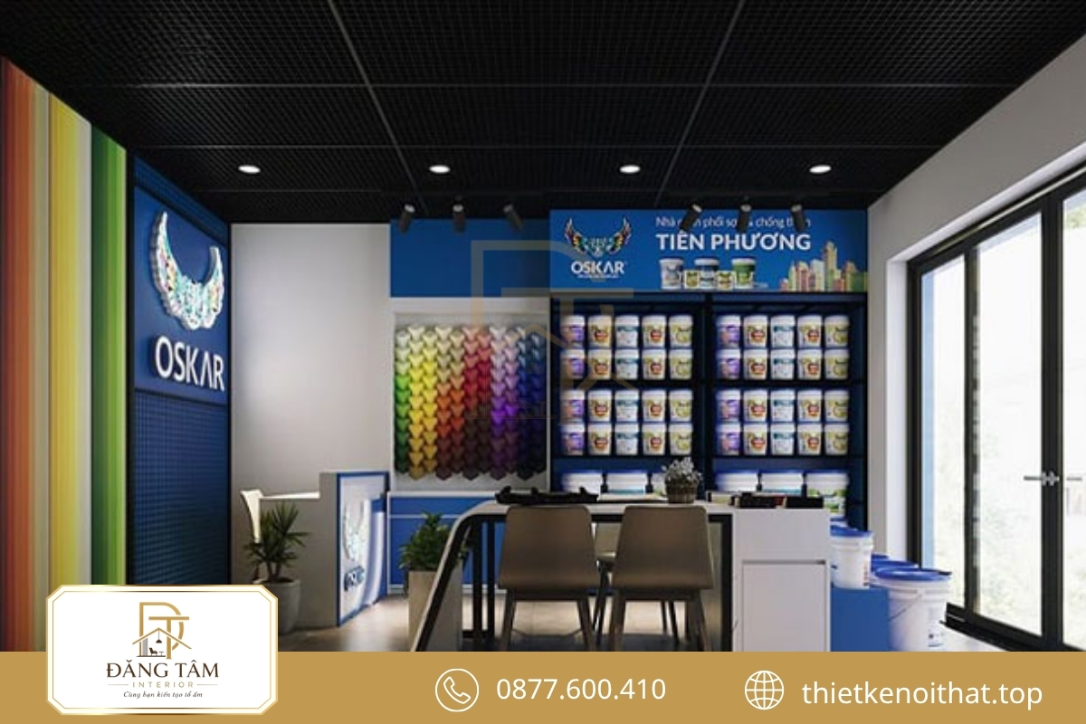 Khu tư vấn riêng nâng trải nghiệm tại showroom có diện tích quy mô lớn