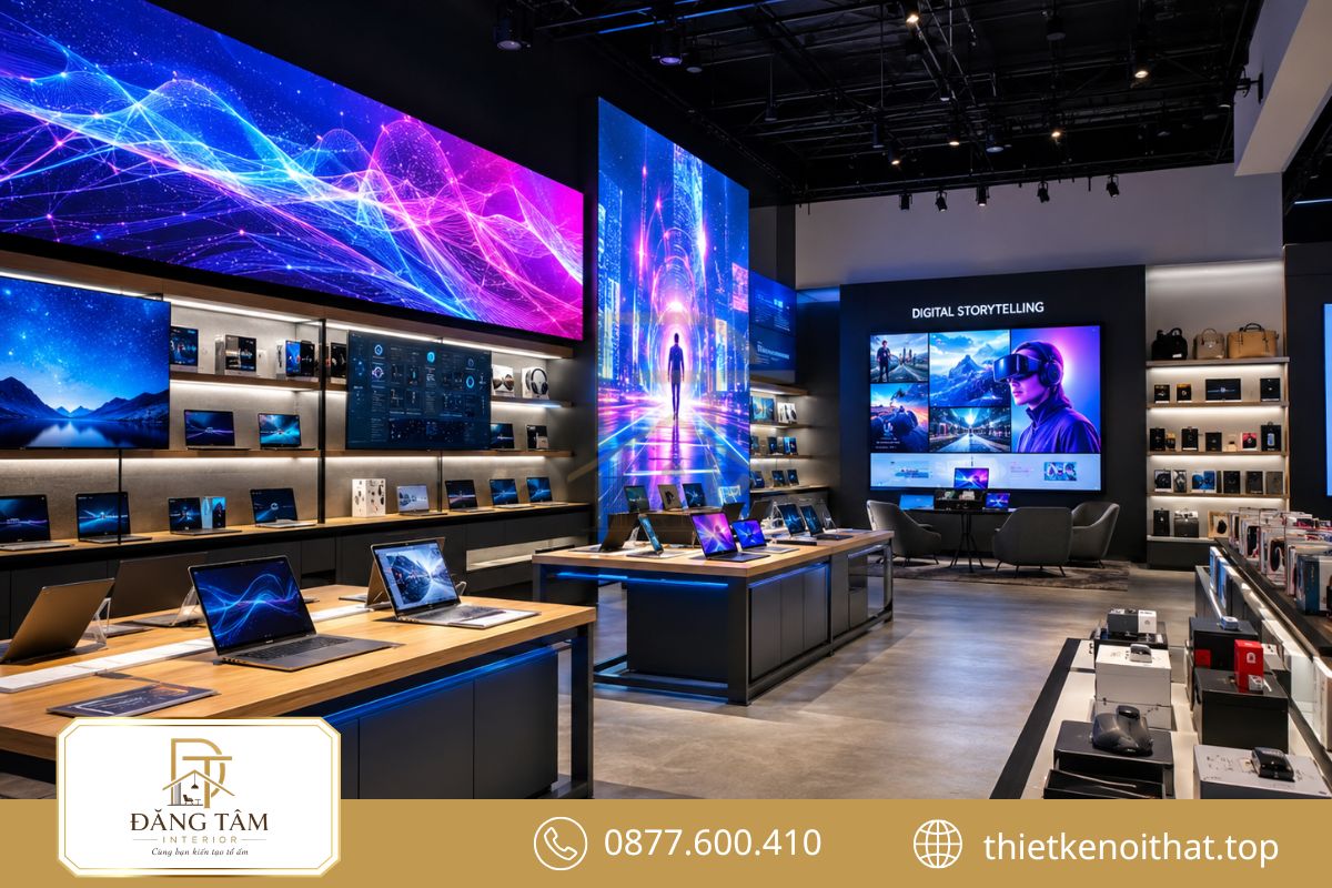 Màn hình LED giúp thông tin sản phẩm trở nên sinh động và dễ chú ý